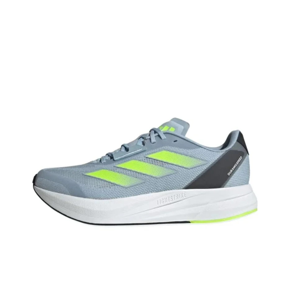 Adidas Duramo Speed Running Shoes Unisex Low Top Blue/Gray/Green IE9672