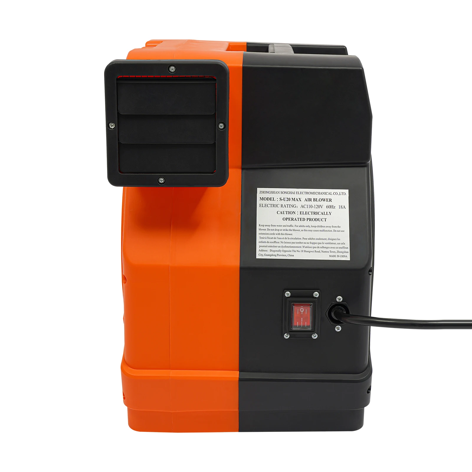 3 PS Hüpfburg-Gebläse, 2150 W tragbares kommerzielles Luftgebläse für große Wasserrutschen, aufblasbare Burg-Sprungrutschen