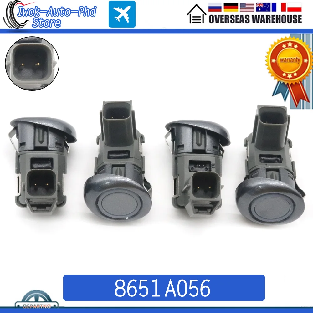 4pcs 8651A056 NEW Car PDC Parking Sensor Bumper Reverse Assis for Mitsubishi Pajero ASX Lancer Sportback Montero Outlander II