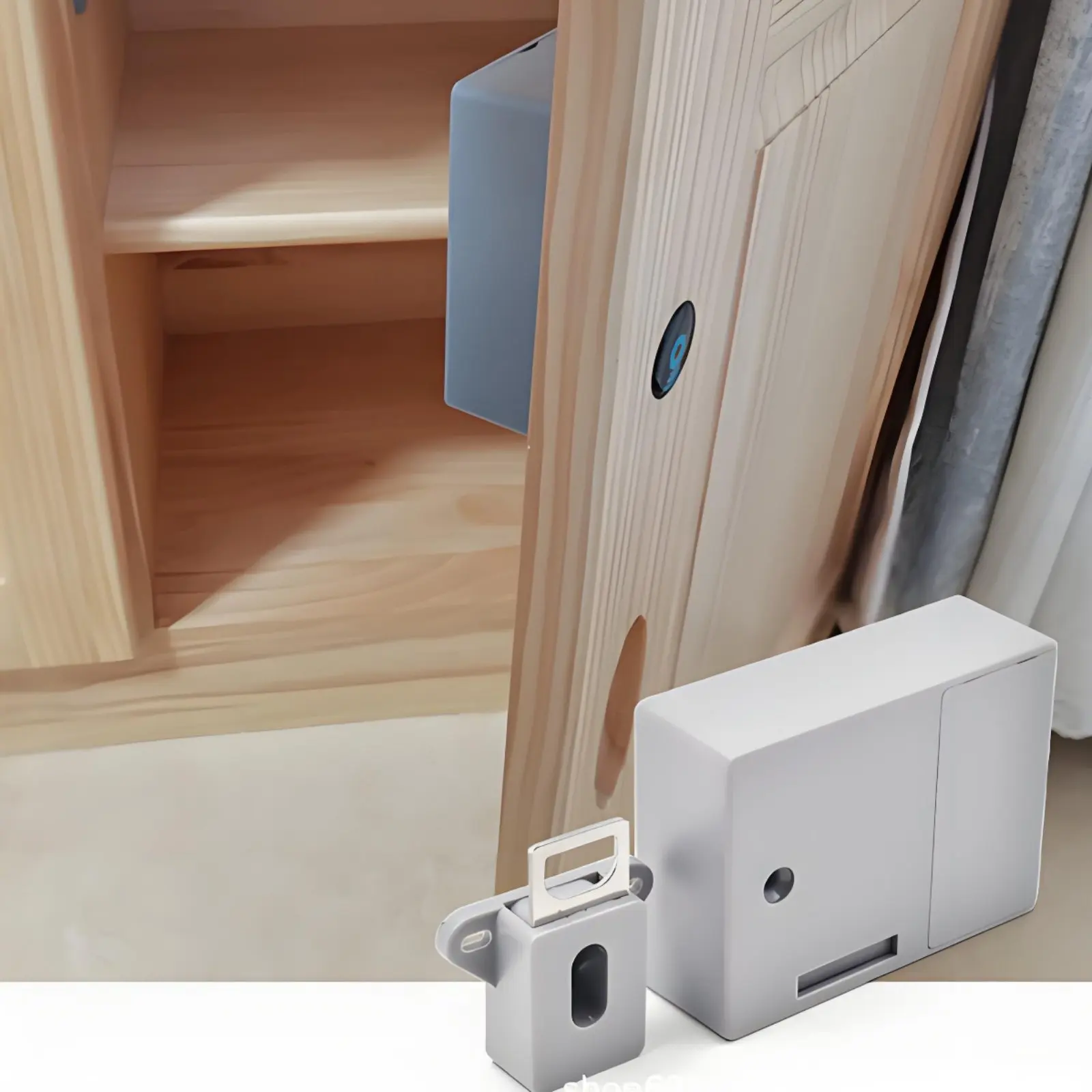 

Умный замок для шкафа, бесконтактный, управляемый с телефона, скрытый, не требует инструментов для установки, защита от детей, для офиса, кухни