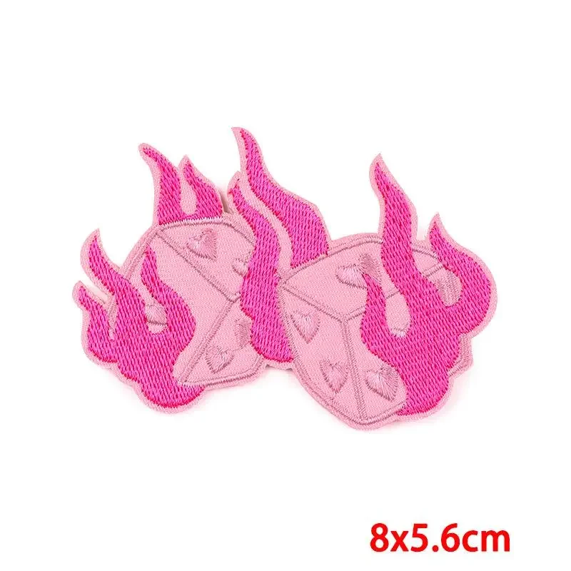 Patch brodé thermocollant pour vêtements, autocollants de poche papillon, tissu, couture, thermoadhésif, applique thermocollante, thermocollant