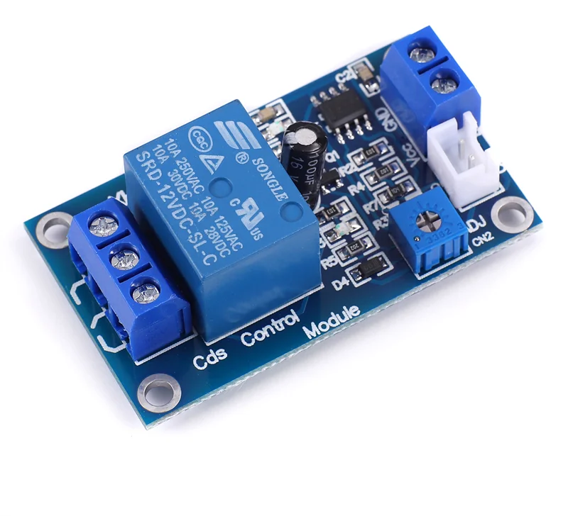 Commandedelumiere, Modulerelaisdephotorésistance, Capteurdedetection, Automatische Controle Relais Edeluminosité10A, DC5V/12VXH-M131