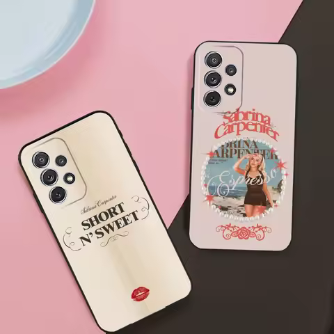 Singer S-Sabrina C-Carpenter Phone Case For Samsung Galaxy A13,A21s,A22,A31,A32,A52,A53,A71,A80,A91 Soft Black Phone Cover