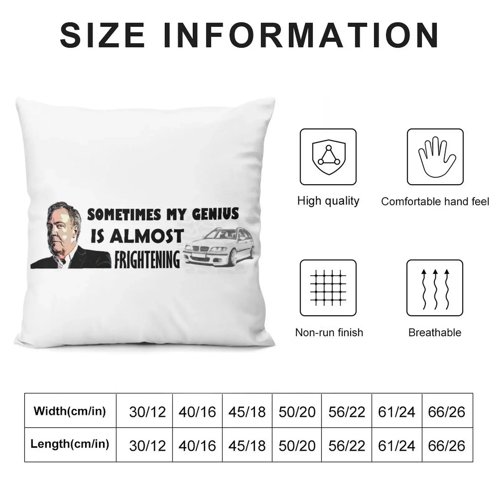 Jeremy Clarkson design Throw Pillow Decorative Cushions pillow cover luxury New year pillow