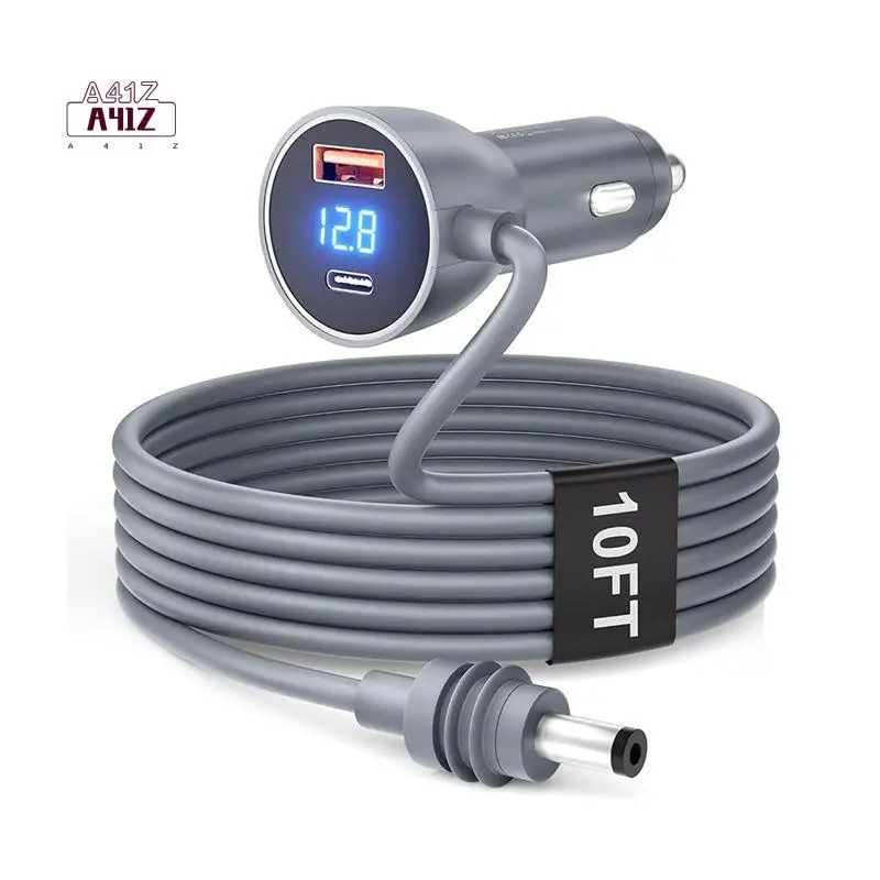 

A41Z-для Starlink мини-автомобильное зарядное устройство, кабель питания с цифровым дисплеем, 12 В постоянного тока, 24 В, шнур питания прикуривателя для автофургонов, 10 футов