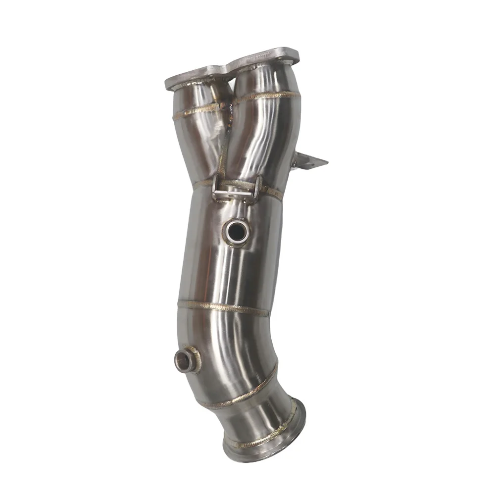 

New 304 Stainless Steel N55B30 Catalytic Converter Downpipe for BMW 335i Exhaust System Model E88
