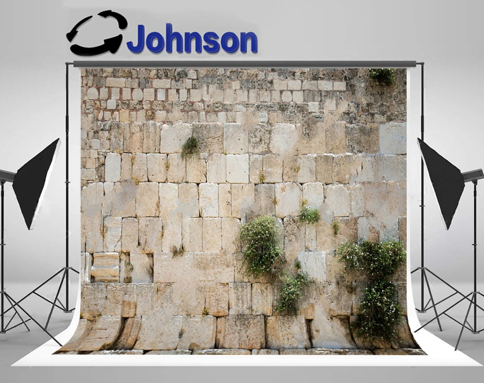 

JOHNSON Ancient Israel Western Jerusalem West Wailing Wall photo backdrop High quality Computer print party backgrounds