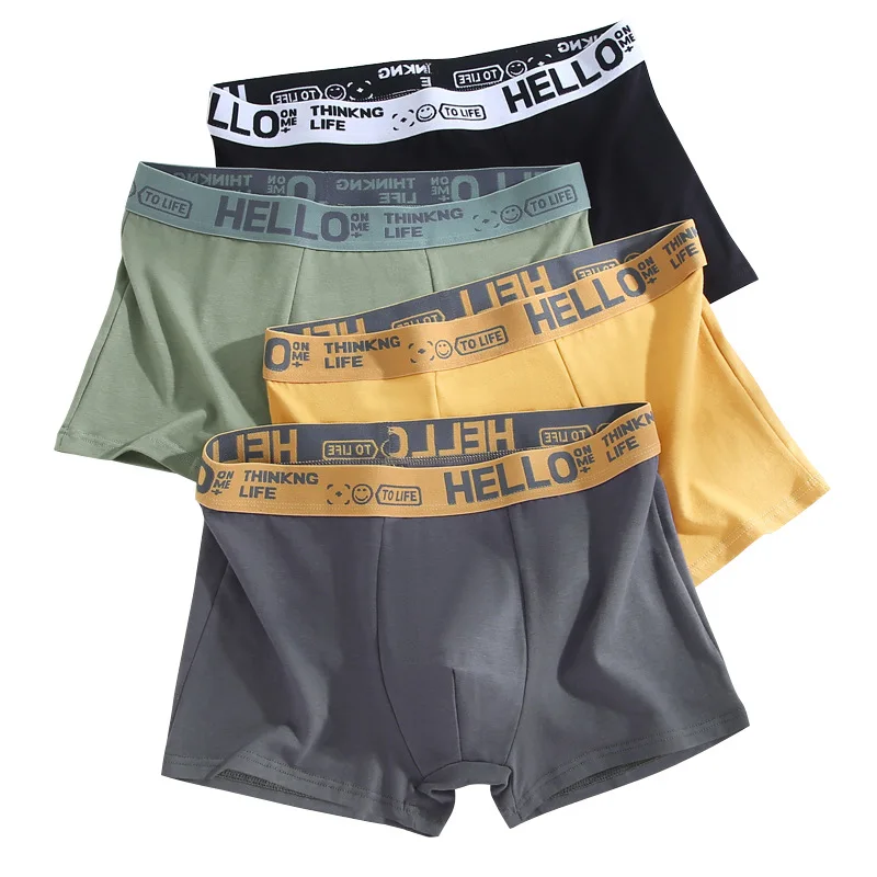 

Men's Underwear Boxers Pure Cotton Large Size Breathable Full Cotton underpants Boxers underpants shorts briefs boxers for men