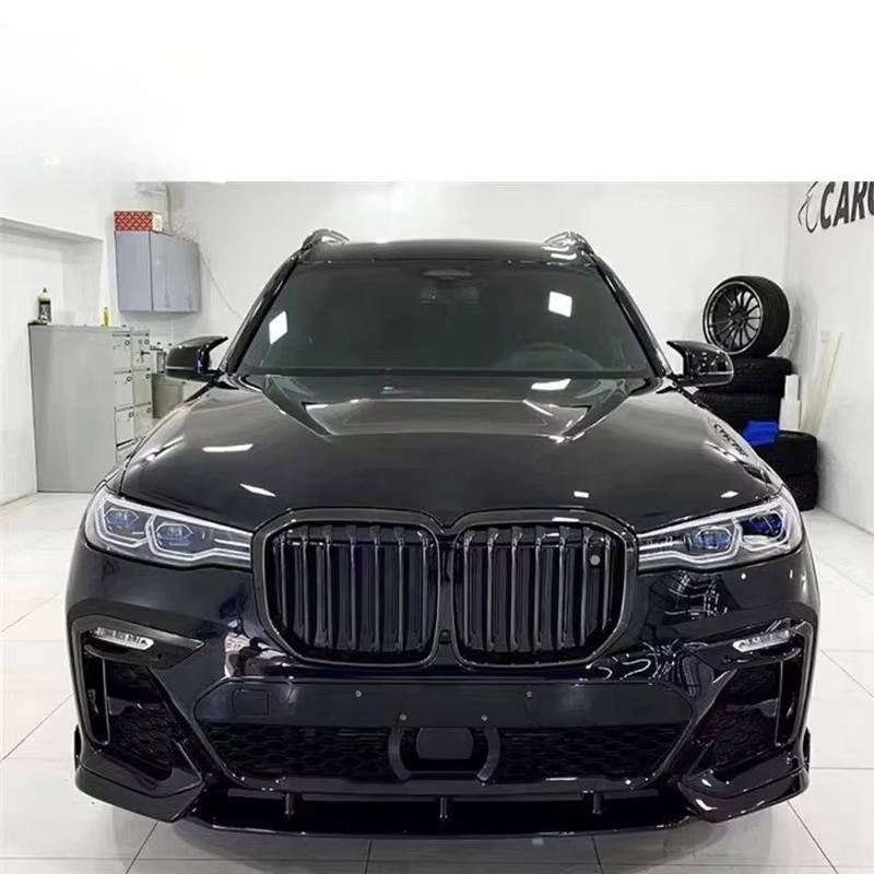

STLF 20 Year up X7 G07 Front Bumper Lip Rear Diffuser Side Skirts Front Grille Mirror Covers Upgrade to G07 MBM Style Body Kits