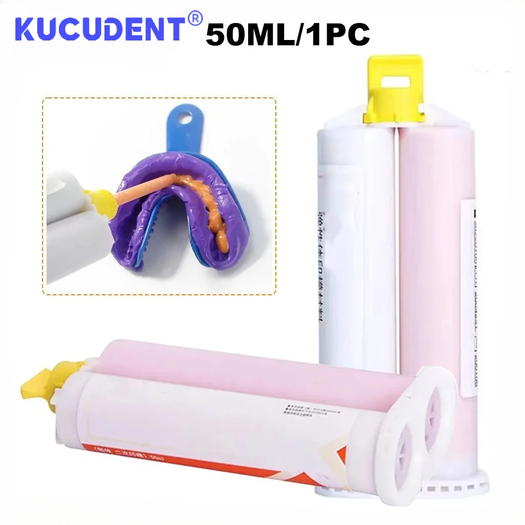 50ml Dental Light Body Silicone Impression Material - Elastomeric Rubber for Precise Dental Molds Dentist Clinic Essential Tool