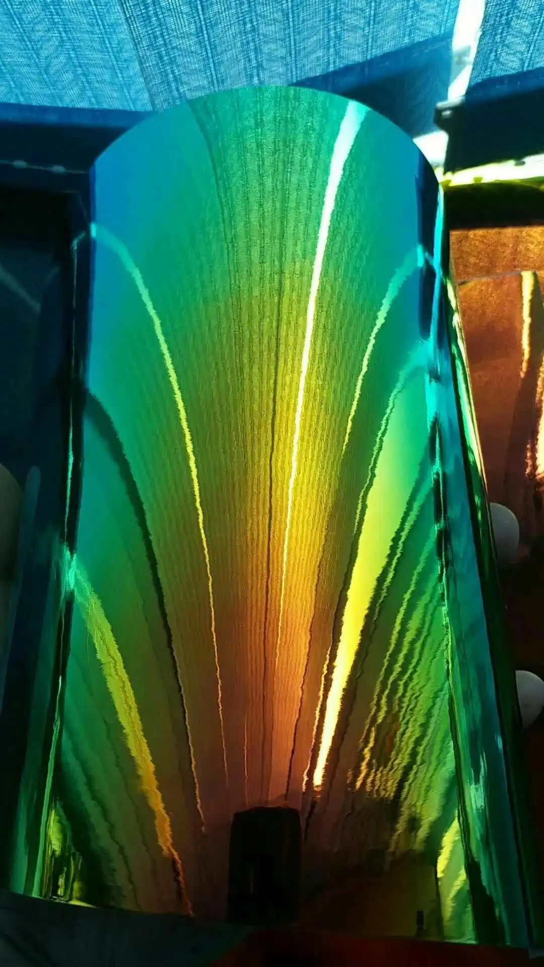 Anolly Nuovo prodotto Vinile camaleonte olografico cromato specchio arcobaleno