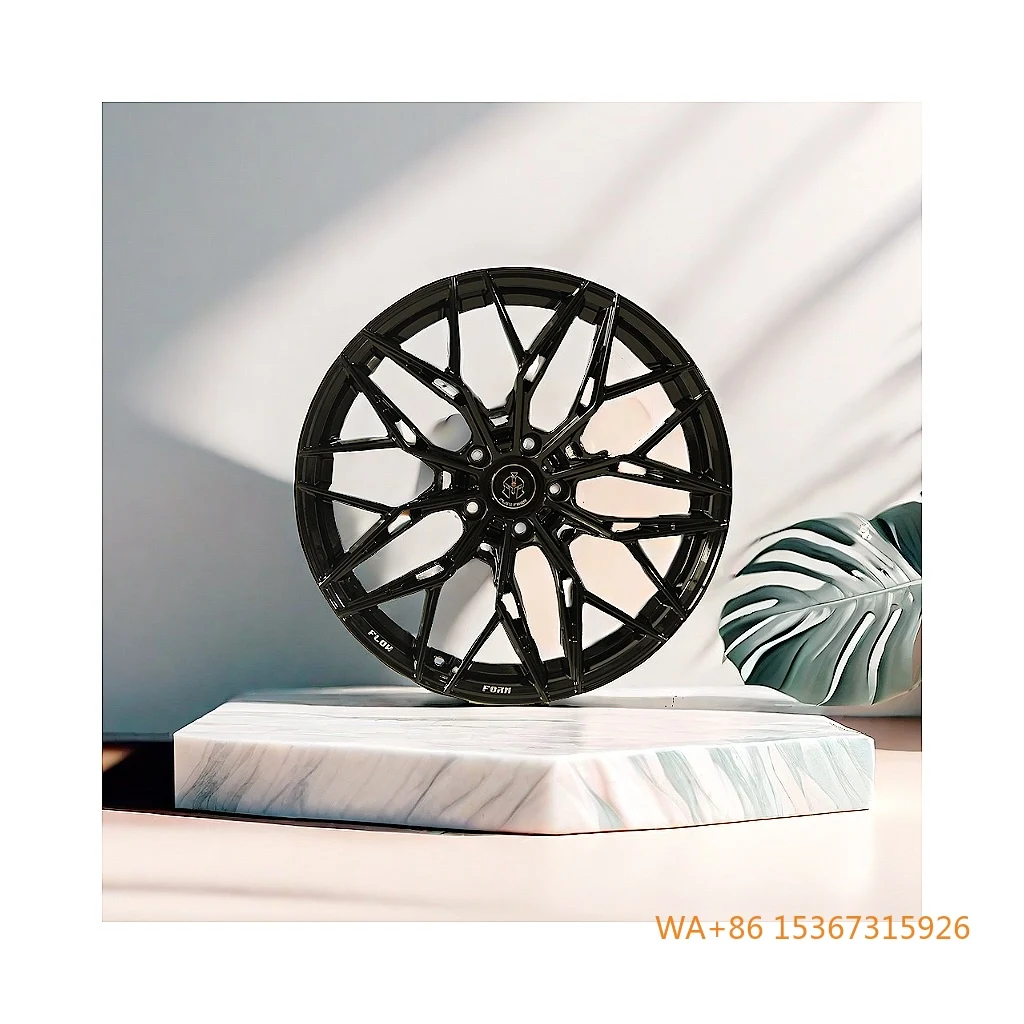 

RTS High Quality 18-19 Inch Car Rims 5X114.3 5X112 Multi-Spoke Gloss Black Hyper Black Alloy Racing Passenger Car Wheels