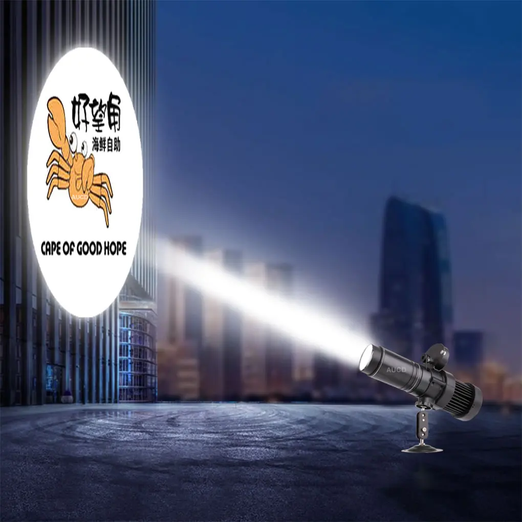 Custom 33-37mm Patterns Gobo Card For HD LED Advertising Projection Lamp Logo Piece Individuality Cafe Shop Brand Sign AD Plate