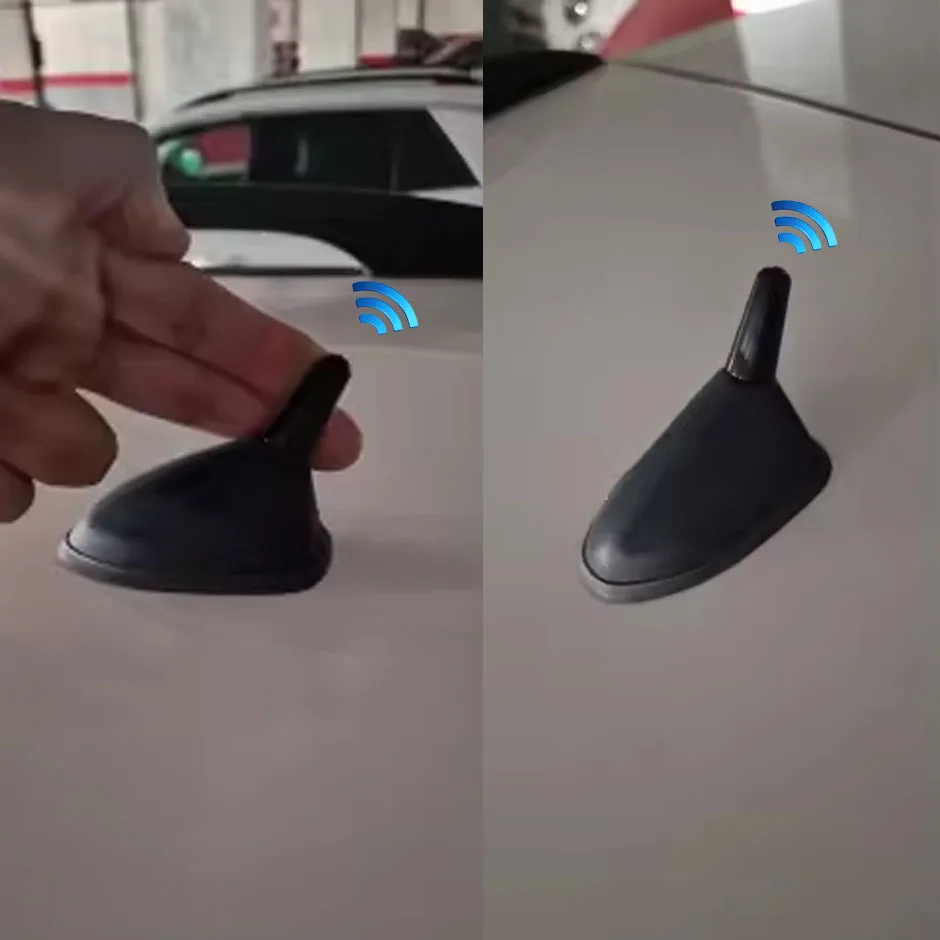 Compact Ultrashort 3cm 1.2in Car Antenna Multi-Signal Booster for DAB Digital TV & Navigation Universal Short Mast for Vehicles