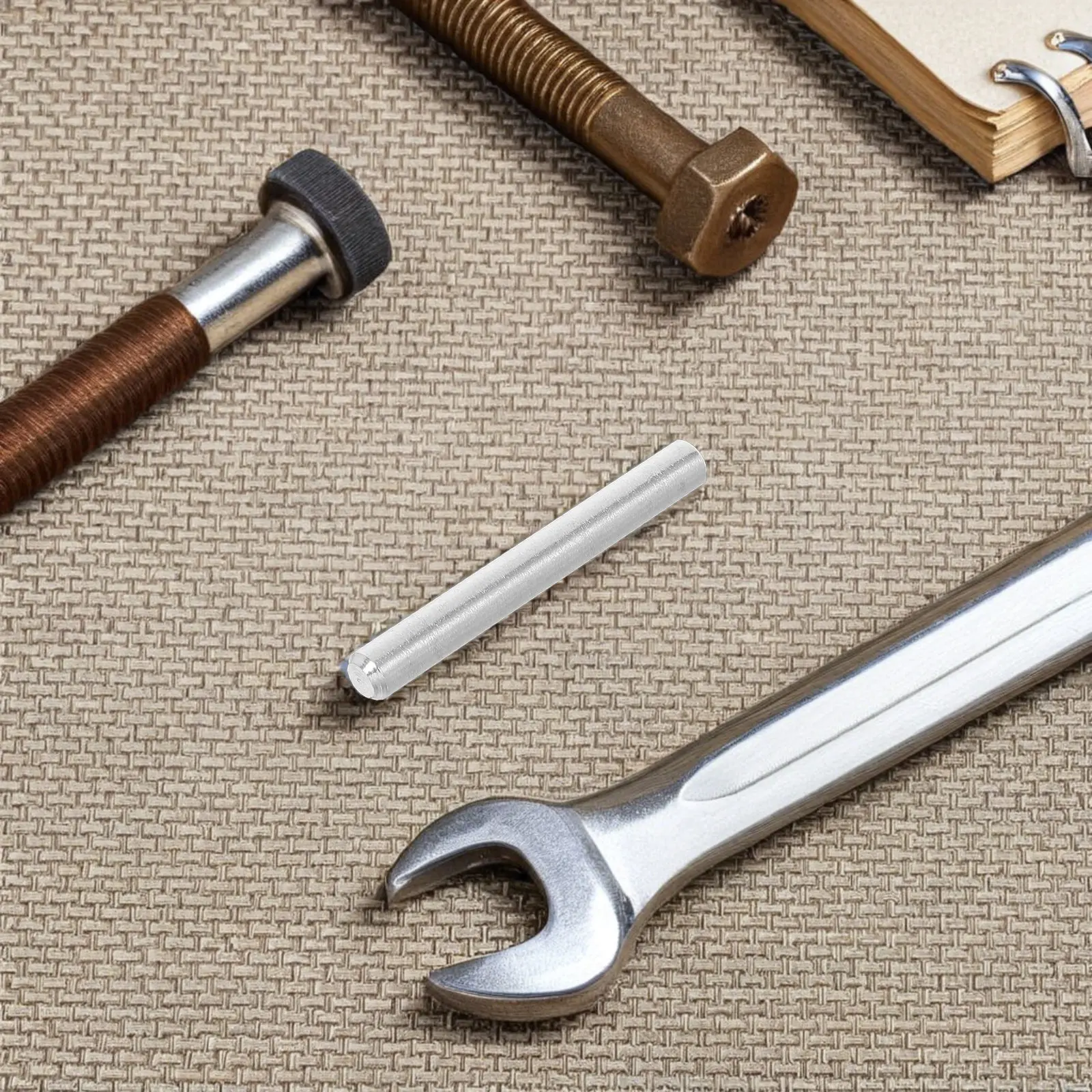 304 Stainless Steel Dowel Pins 5x40mm 40 Pack Cylindrical Shelf Pegs Furniture Support Hardware