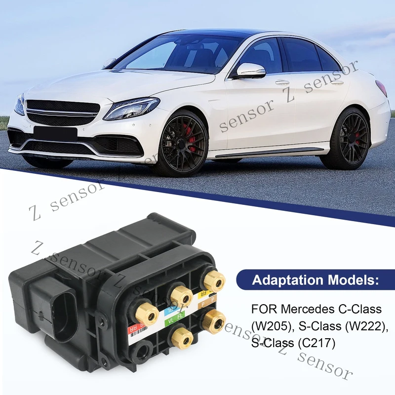 AAA+ Air Suspension Pump Solenoid Valve Block A0993200058 For Mercedes W205 W222 C217
