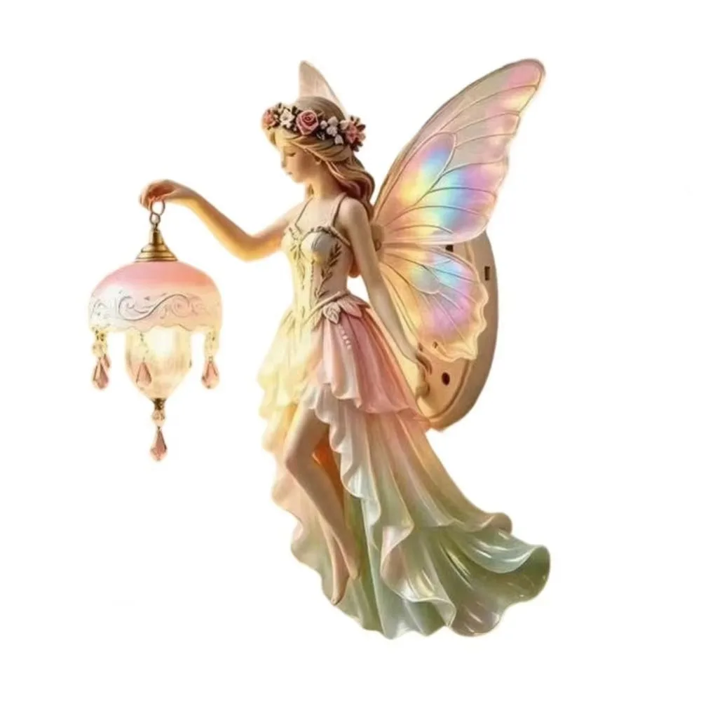 Nordic Style Vintage Wall Lamp Battery-powered Dreamy Night Light Mini Lamp Romantic Fairy Wall Lamp Home Decoration