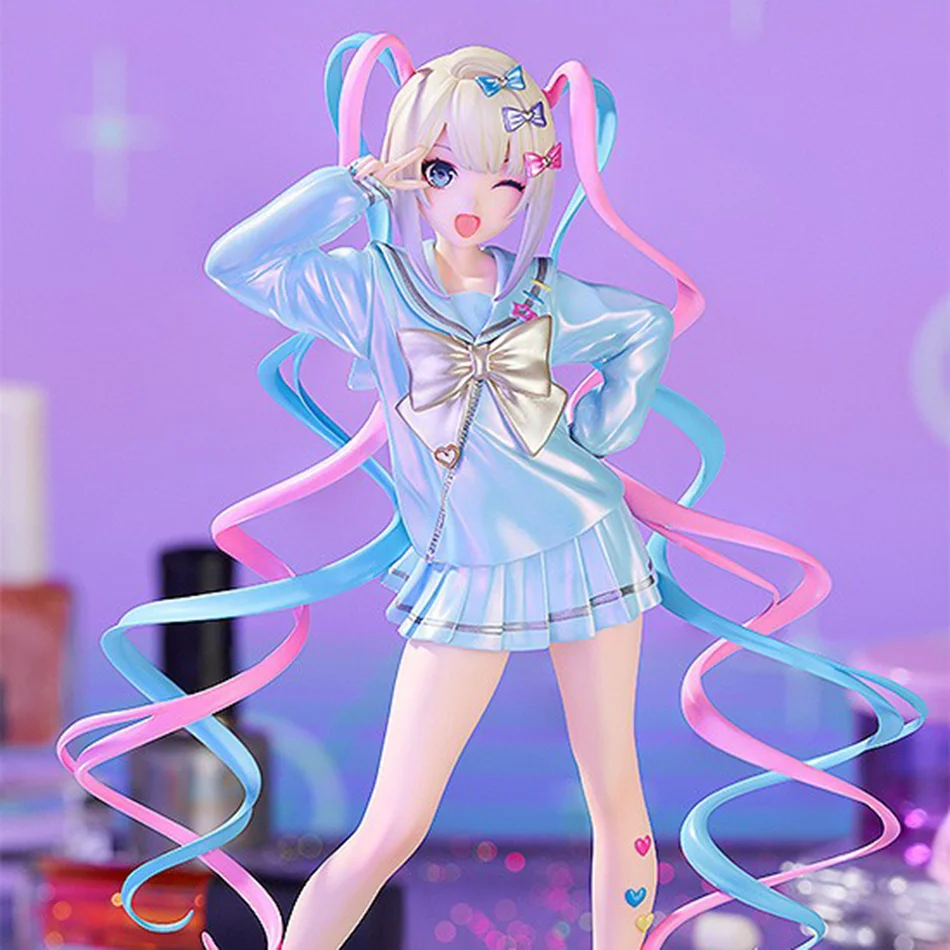 17CM アニメアクションフィギュア NEEDY GIRL OVERDOSE フィギュア 美少女 キュート PVC モデル コレクション デスクトップトイ 周辺グッズ ギフト