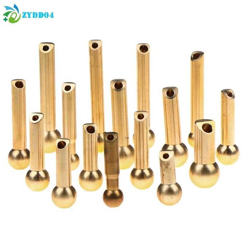 ●1Pcs Through-hole Brass Ball Joint Coolant Nozzle For CNC Machine Tools With Long Pole