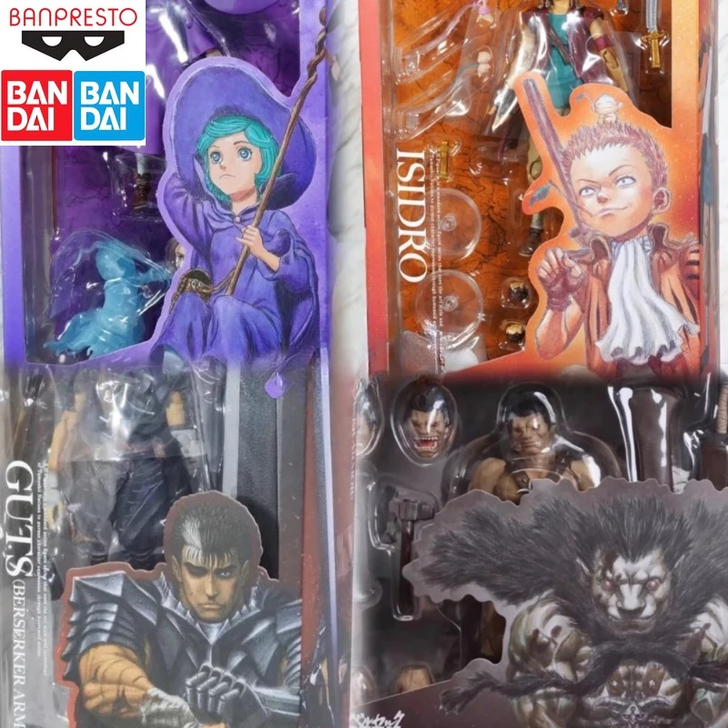 

In Stock BANDAI Original SHF Sword Wind Legend GuszodSulki Little Witch Isdoroko's Hands-on Figure Model Collection HolidayGifts