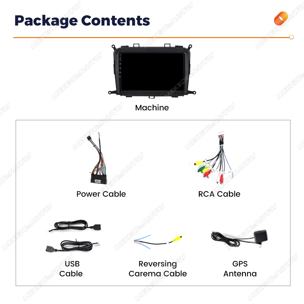 MEKEDE & NAVIFLY أندرويد 14 ستيريو راديو السيارة لكيا كارينز RP 3 III 2013-2019 نظام Carplay الذكي الكل في واحد وحدة مضيف GPS #6