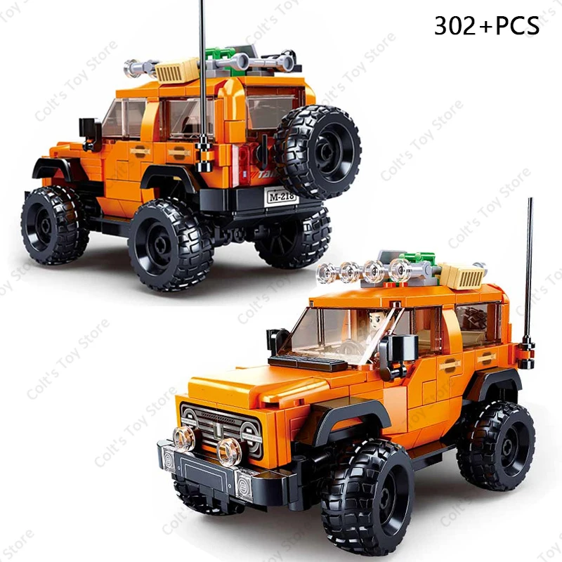 Nieuwe Stad SUV Off Road Jeep Auto Bouwstenen Kits Tank 300 Land Rover Guard 42110 MOC Klassiek Model Baksteen Kinderen voor Speelgoed Geschenken