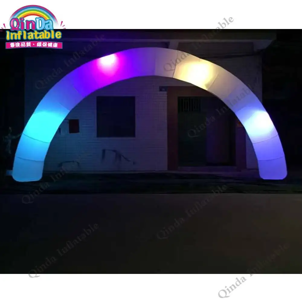 

Commercial Decorative Inflatable Lighting Archway Oxford Cloth Led Inflatable Entrance Arch For Party Wedding Event