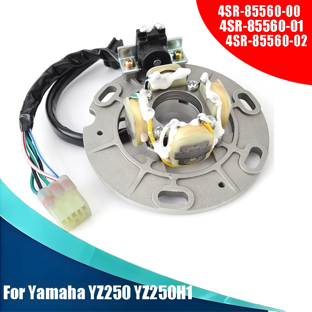 

Катушка статора генератора YZ 250 для Yamaha YZ250 YZ250H1 YZ250J1 YZ250K1 COMPETITION 1996 1997 1998 4SR-85560-02 4SR-85560-01