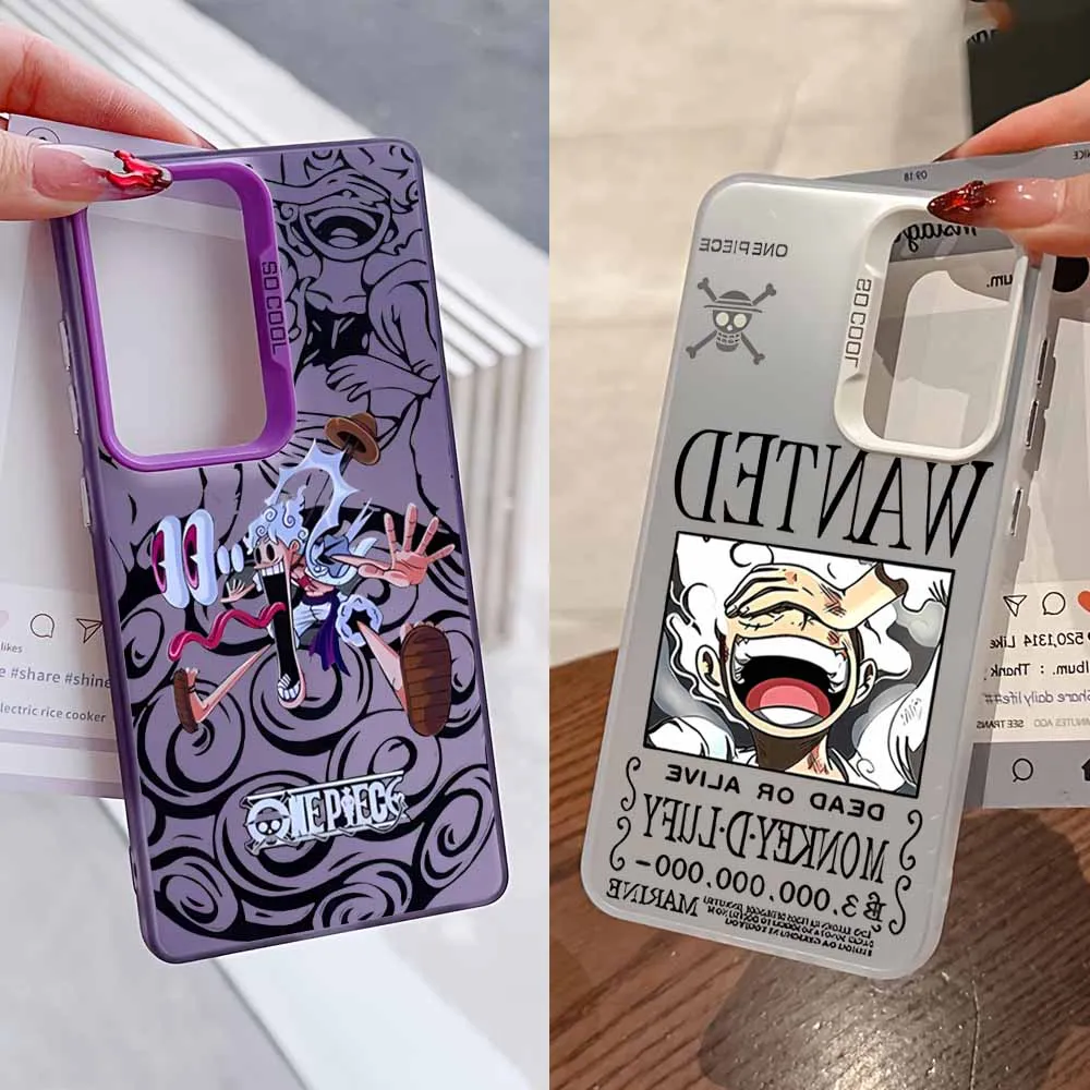 أنيمي لوفي كول قطعة واحدة لابل آيفون 17 17Air 16E 16 15 14 13 12 ميني برو ماكس زائد حافظة هاتف فضية ملونة غطاء فوندا #2