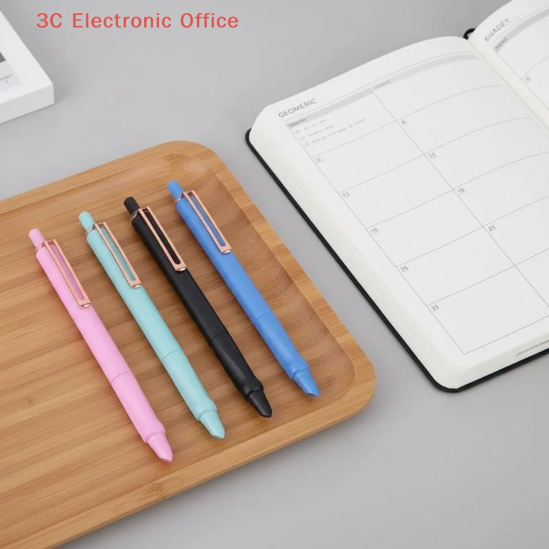 

Retractable Press Type Fountain Pen Color Pen Body Notched Ink Pen Calligraphy Practice Exchangeable Ink Writing Pen