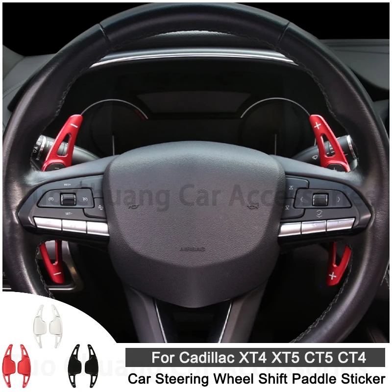 

Автомобильный руль, рычаг переключения передач, удлинители, наклейки, алюминий для Cadillac XT4 XT5 CT5 CT4, украшения, автомобильные аксессуары