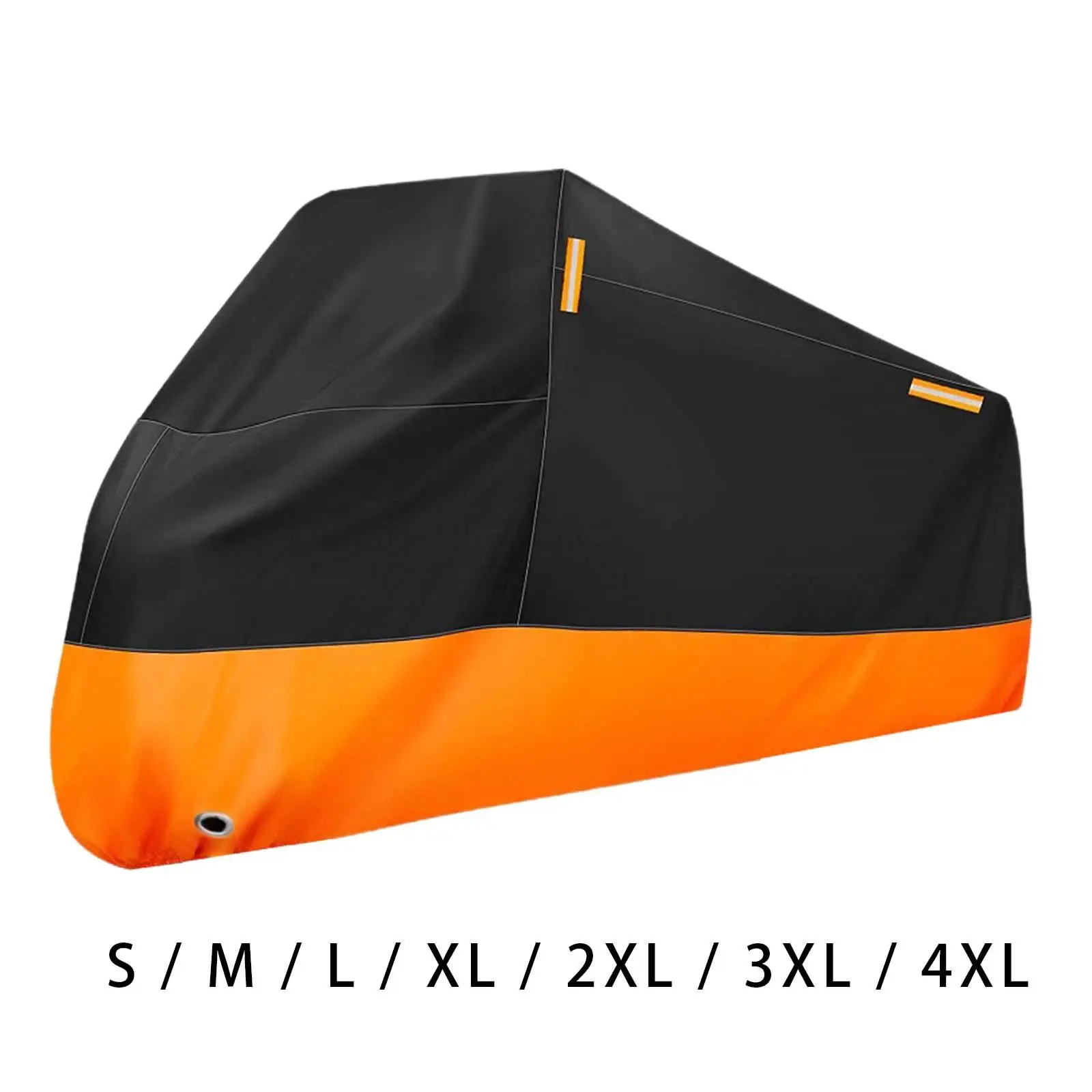

Universal Motorcycle Cover Windproof Buckles Tear Resistant Lock Holes Design Rain Dust Sun Outdoor Protection Rain Cover
