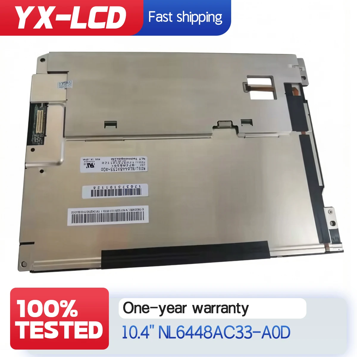 10.4 Inch LCD Display Screen Panel NL6448AC33-A0D for NEC 10.4