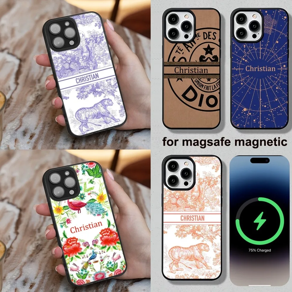 C-Christian Art D-R-I-O Phone Case For iPhone 16,15,14,13,12,11,Plus,Pro,Max,Mini Magesafe Magnetic Wireless Charge