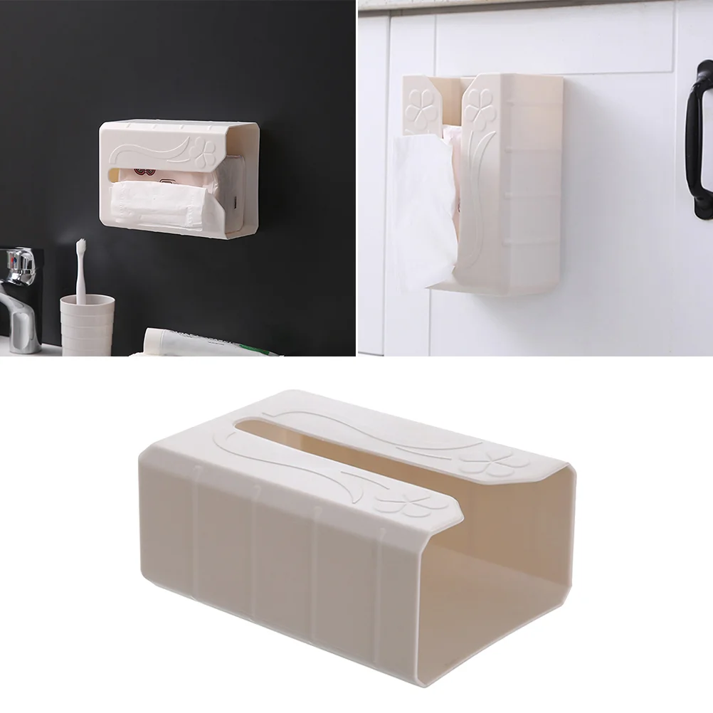 

Desk Toilet Tissue Holder Wall Mount Paper Towel Wall-mounted for Kitchen Container