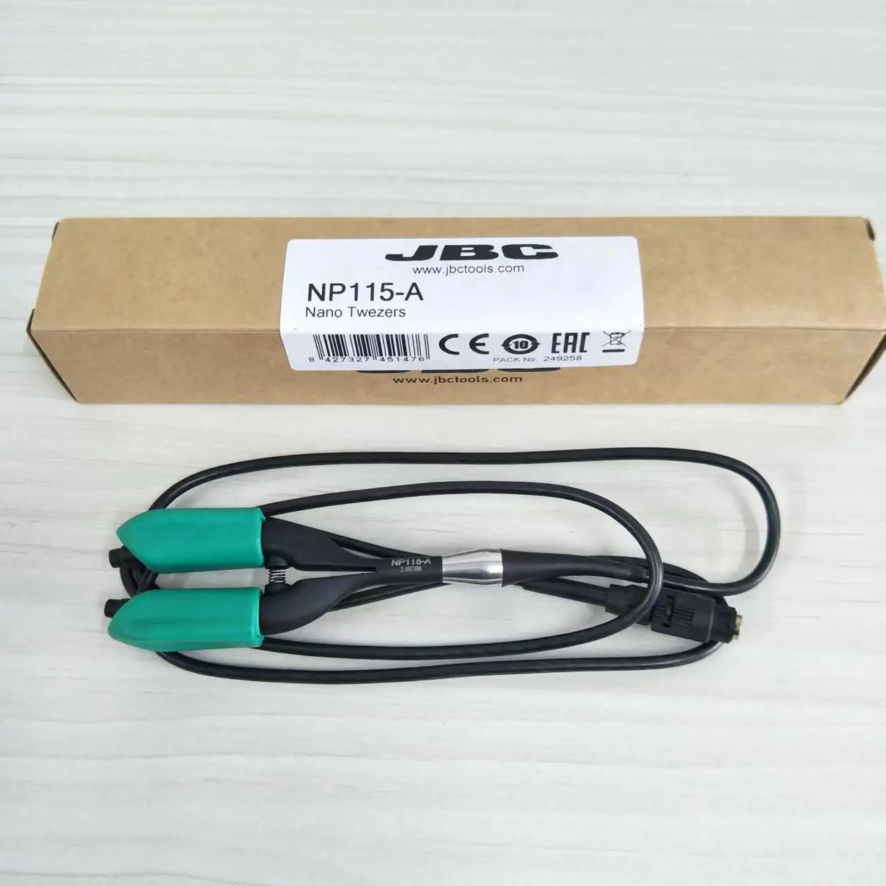 Original Jbc Np115-a Nano Tweezers com C115 Uso Ponta do Ferro de Solda Nase2c Precisão Nano Estação de Solda 100