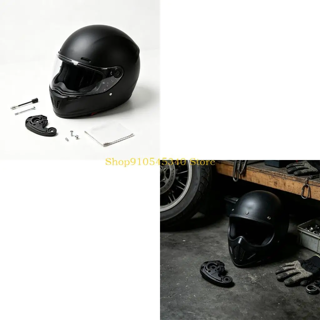 U2JA Quick Install Visors Mount Base Motorcycle Helmets Secure Locking Mechanism For CL-16 CL-17 CLST CL-SP CS-R