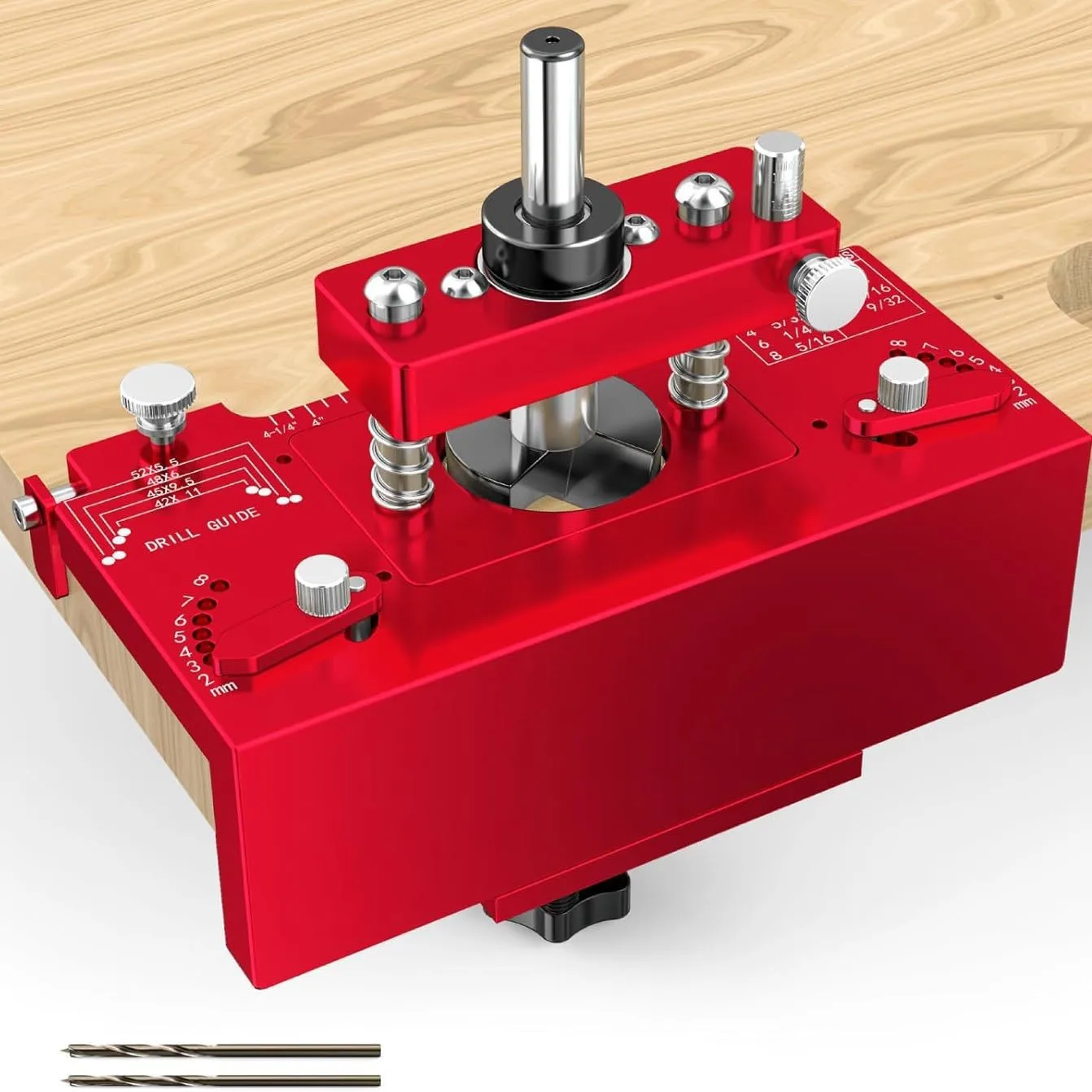 35mm Concealed Hinge Clamping Fitting Built‑in Screw Guide Rail Accessory For Cabinet Door Installation And Assembly