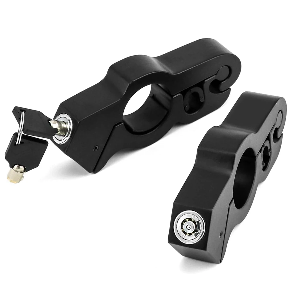 

2 шт. сверхмощный противоугонный регулируемый замок на руль велосипеда, ручка/дросель/тормоз/замок на руль для надежного велосипеда, скутера, мопеда или