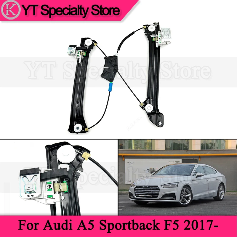 

Front Window Lifter Regulator For Audi A5 Sportback F5 2017- Electric Window Glass Lifter Window Regulator 8W8837461 8W8837462