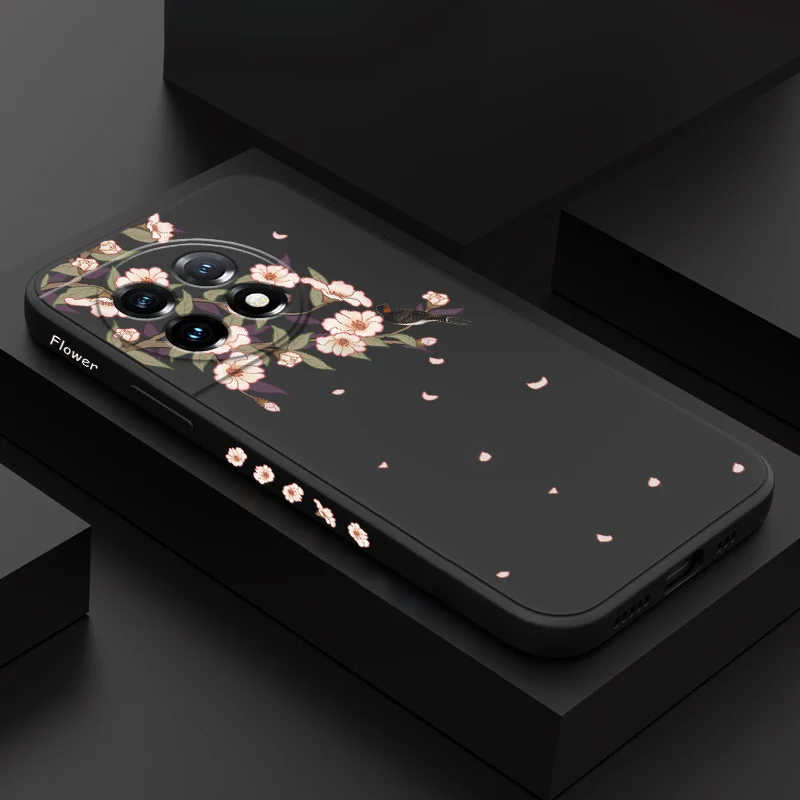 

Fairy Dream Branch Phone Case For Oneplus 13 13R 12 12R 11 11R 10 10R 10T 9R 9RT 9 8T 8 7 7T Pro 5G Liquid Silicone Cover