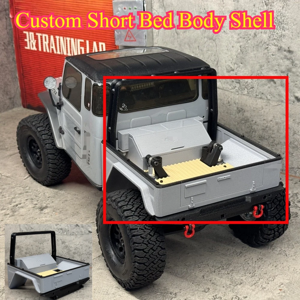 RC Rock Crawler Short Bed Body Shell custom size 1/10 Scale For VP VS4 10 Phoenix Fordyce Simulation Upgrade Hobby Accessory