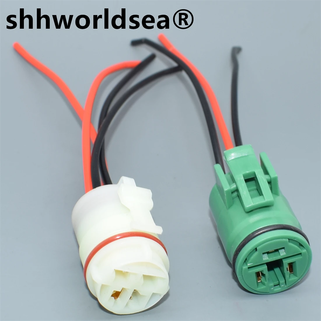 

shhworldsea Female 4 Pin 3pin 6.3mm Automotive Automobile Housing Connector 90980-10341 90980-11491