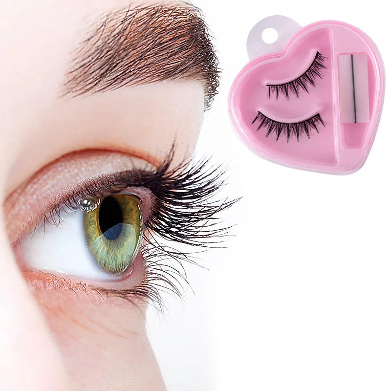 False Eyelashes Reusable Self-adhesive Lashes Glue-free Full Strip Eyelash Extension Professional Makeup Beauty Tools