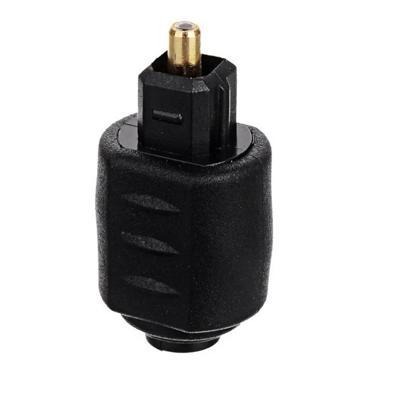 10pcs/Lot High Quality Optical 3.5mm Female Socket Mini Jack Plug to Digital Toslink Male Audio Adapter