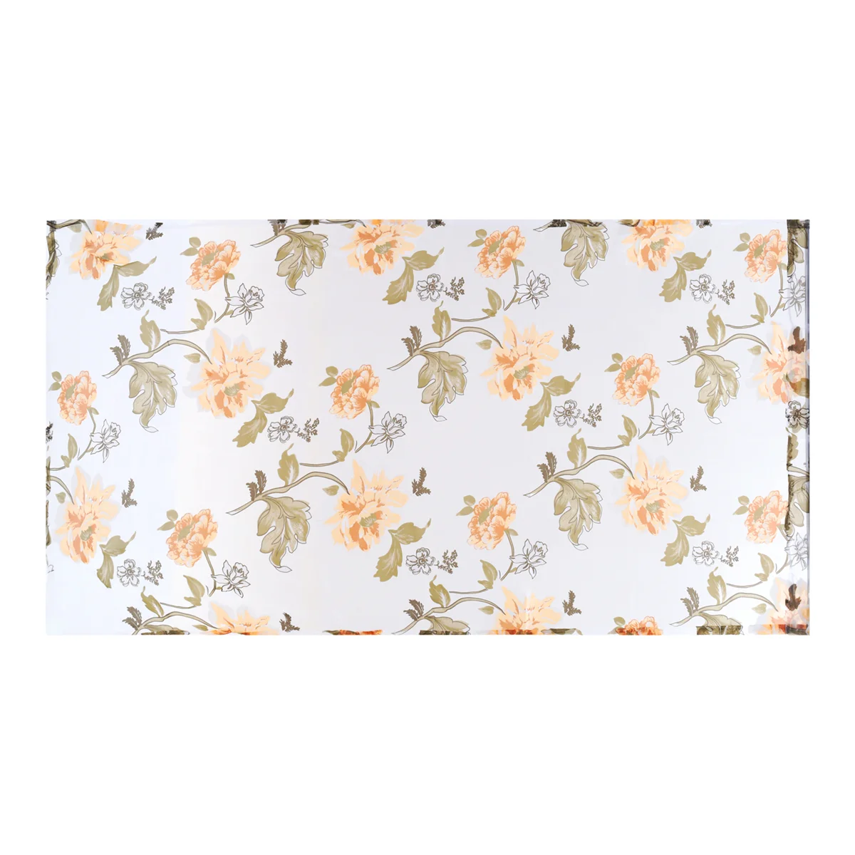 NOCM Glastür, dekorativer Vorhang, Schlafzimmer, Pfingstrose, Voile-Vorhang, Tüll mit Spitze, Schinken-Anhänger, französischer Fenstervorhang, transparent, gelb