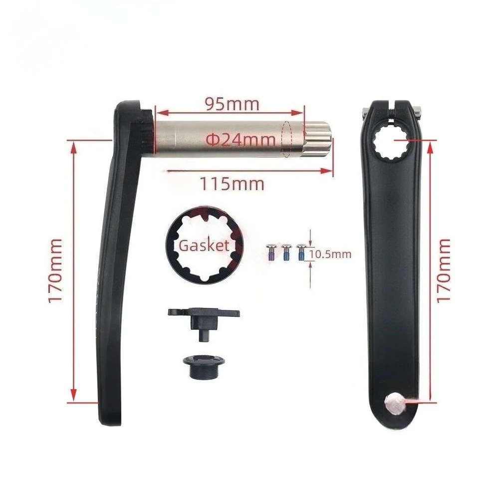 MPX11 Crank Set 170/175mm Direct Mount w/ BB for MTB Sprocket