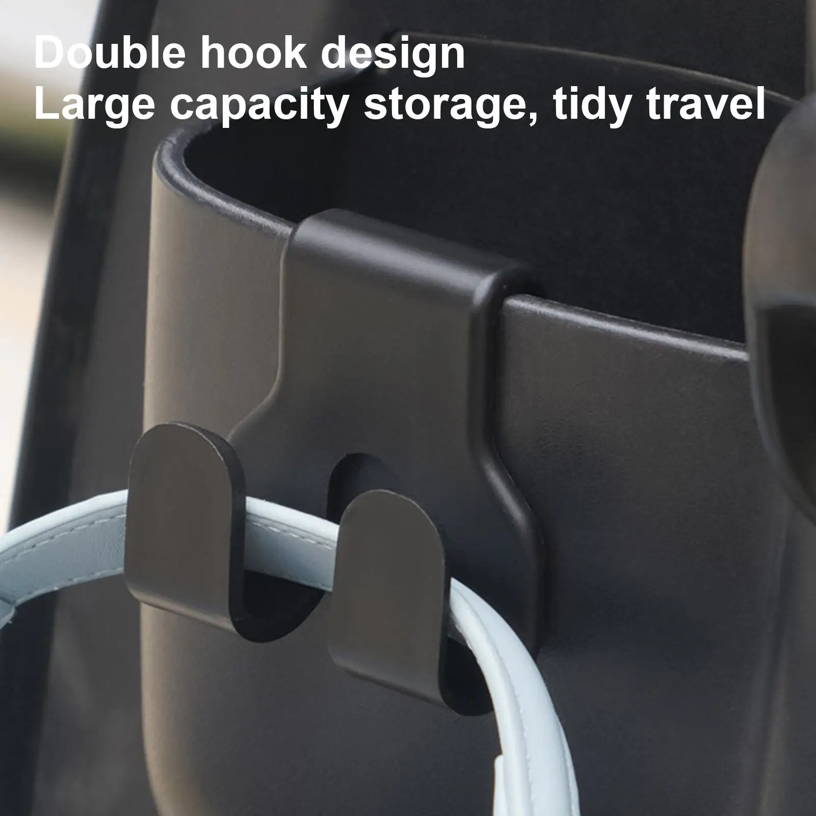 10pcs Motorcycle Space-Saving Storage Hook Electric Vehicles Box Hanger Organizer Double-Hanger Universal Helmet/Luggage Holding