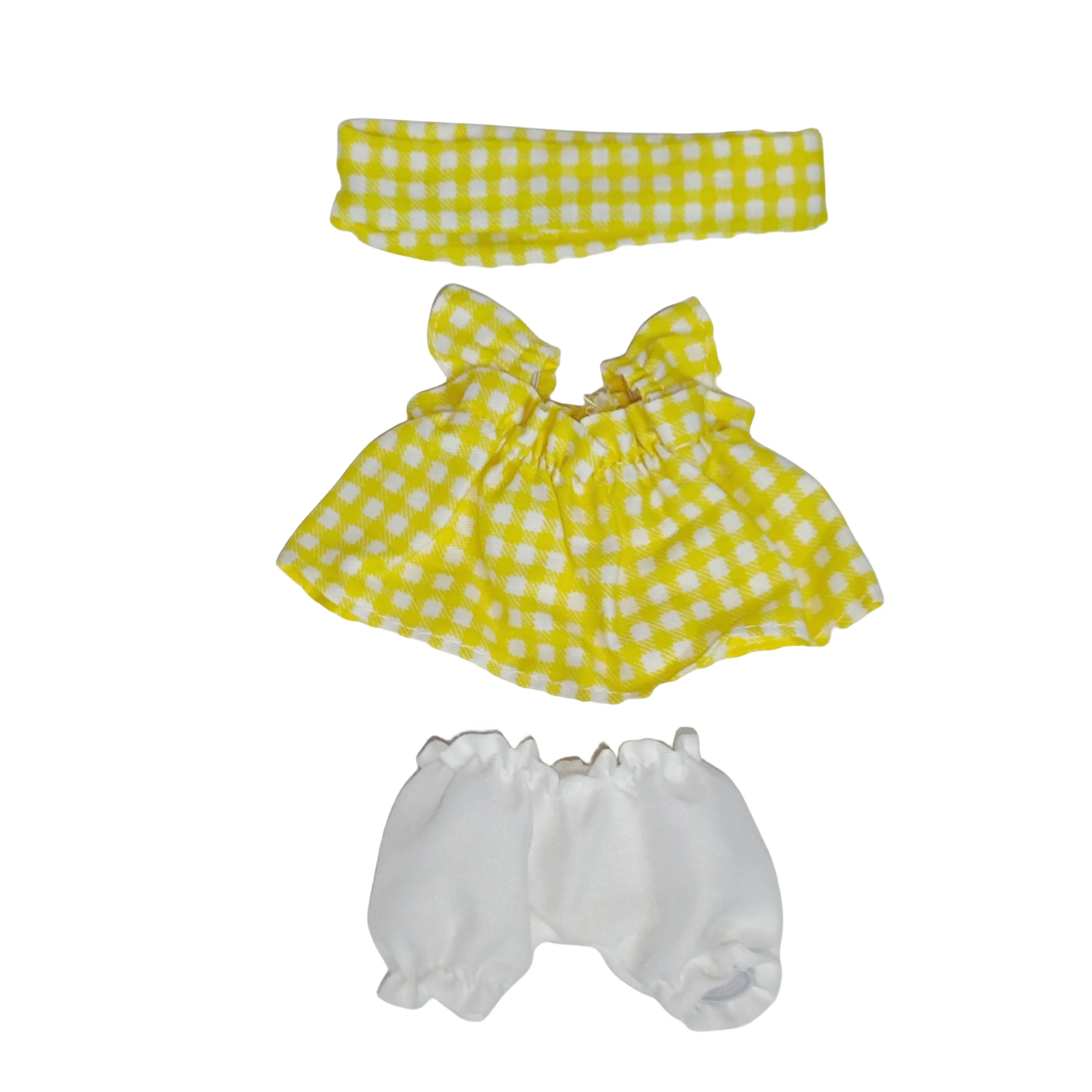 سلسلة مفاتيح للحفلات من Labubu 1st & 2nd Gen Pullbu Sit-Sit + مجموعة ملابس الدمى والتنورة (Kawaii)