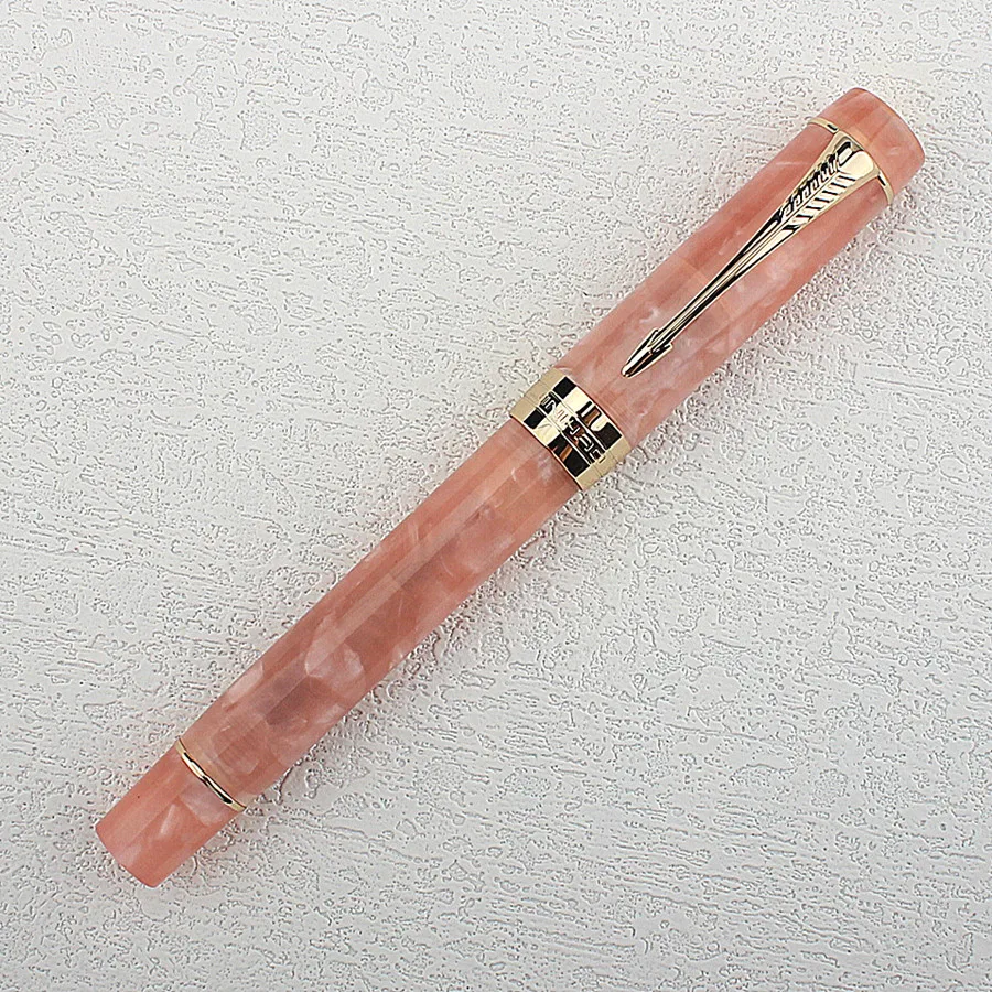 Jinhao 100 Centennial Fountain Pen Resin Luxury Pens Gold Clip EF/F/M Classic Nib Writing Pen Stationery Office School Supplies